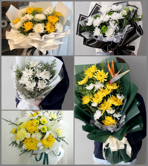 浙江省丽水庆元县屏都镇白事花束代送